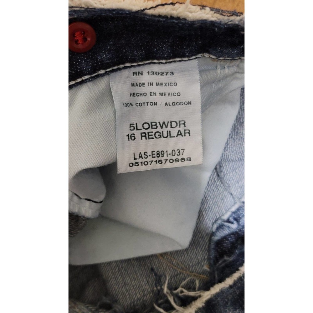 Wrangler High Waisted Distressed Cutoff Denim Shorts - Picture 5 of 5